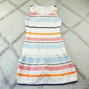 J. McLaughlin White and Blue Mini Dress